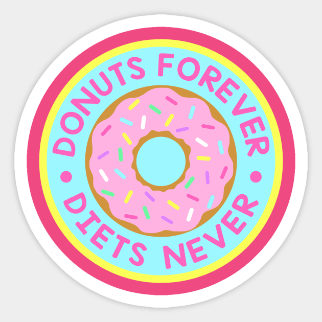 Donuts Forever Sticker by jadeboylan